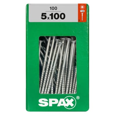 SPAX vis T-STAR+ WIROX - 5x100 XXL (boite 100 pces)
