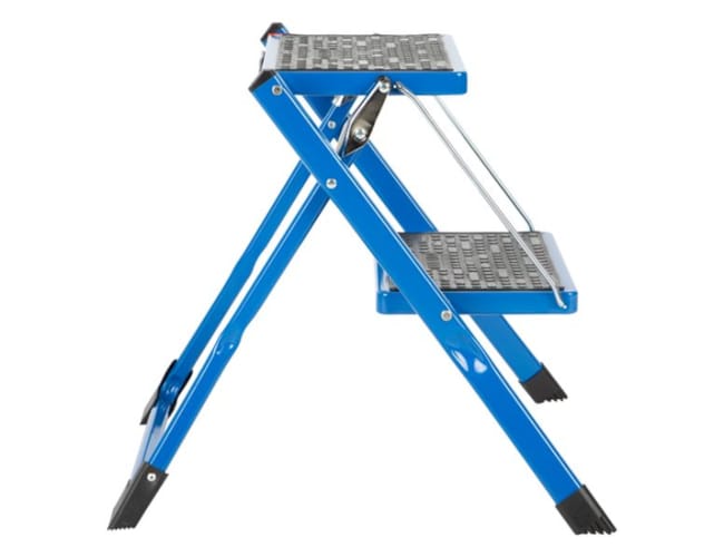 Escabelle handy - 2 marches extra larges - Bleu