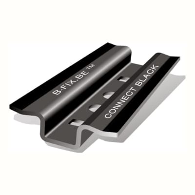 Fixation invisible b-fix connect black - 50 pce
