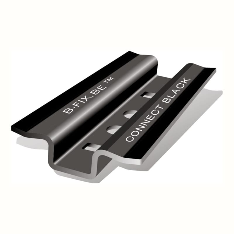 Fixation invisible b-fix connect black - 50 pce