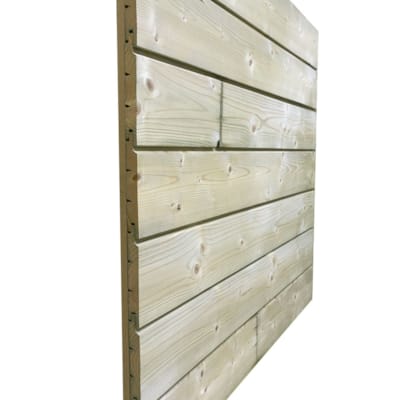 Bardage sapin autoclavé - Brut - 21 x 125 x 4800 mm