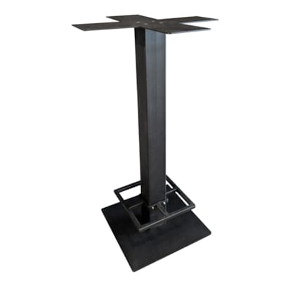 Pied de table Metal Line Bistro 3 Solo 1080 mm (section 80x80 mm) (pied 450x450 mm) Noir