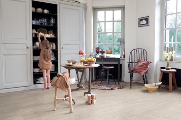 Parquet stratifié Quick-Step Largo - Chêne dominicano gris 1663 - 9,5 x 205 x 2050 mm