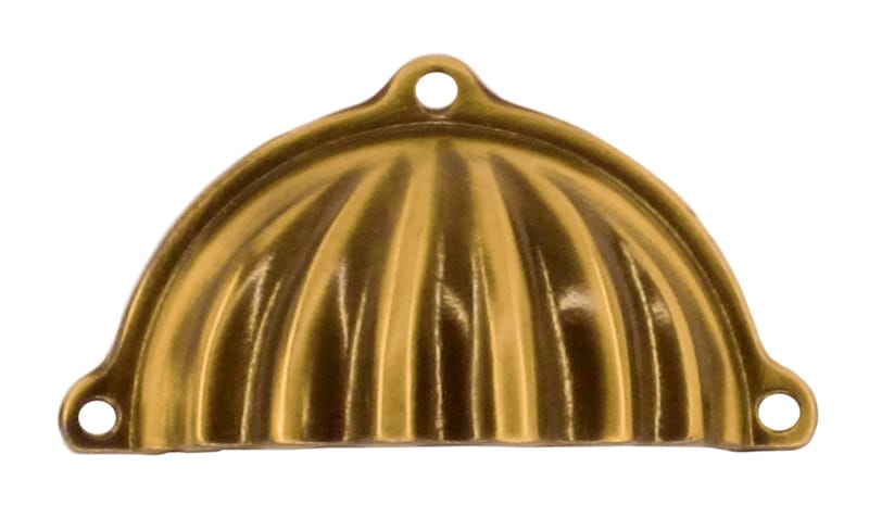 Tirant de meuble Coquille retro - Fumé