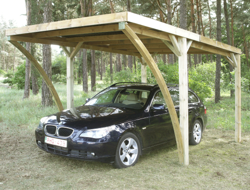 Carport Lido - Sapin autoclavé - 300 x 500 cm