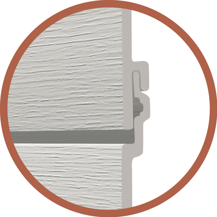 Dumaclin Bardage 185 mm Laqué Taupe - Raccord Click Intégré