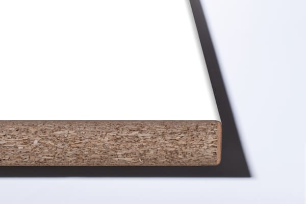 Kronospan Plan de travail bord droit chant ABS 101 Blanc Pearl 4100 x 635 x 40 mm