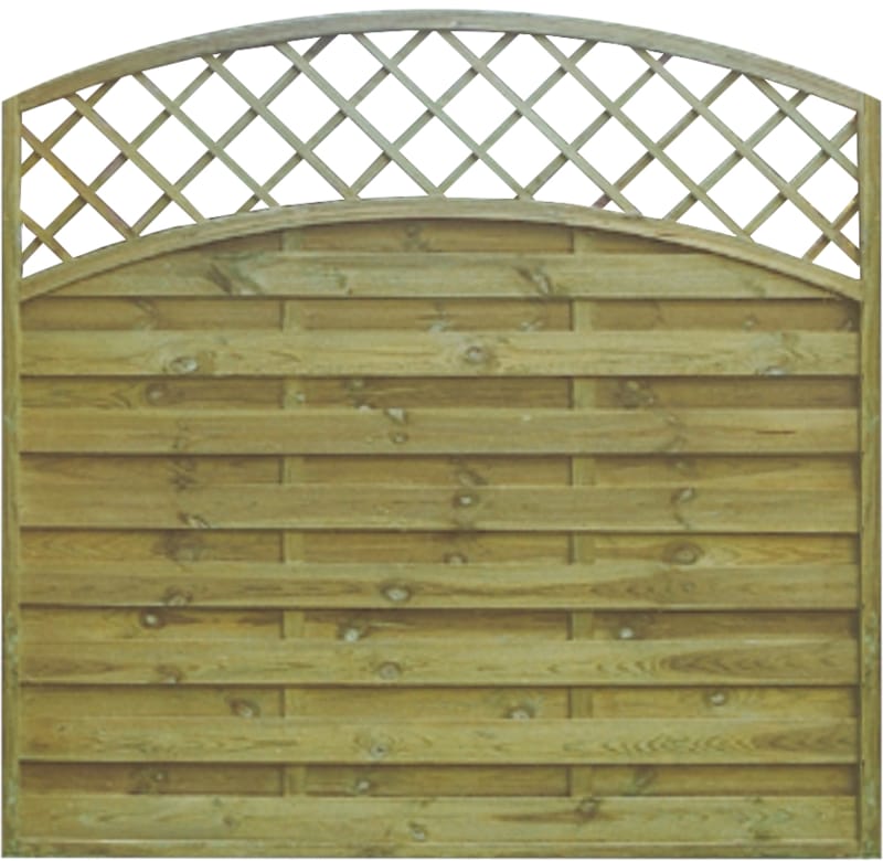 Paroi décorative treillis convexe 1m80 x 1m62/1m80