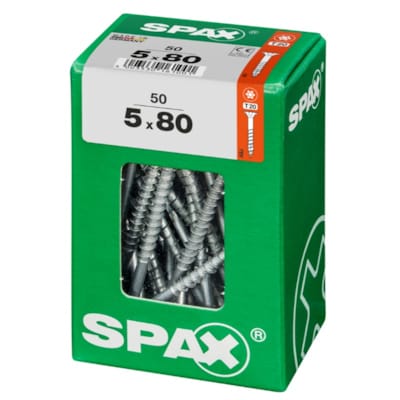 SPAX vis T-STAR+ WIROX - 5x80 L (boite 50 pces)