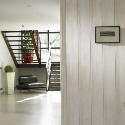 Lambris Verniland Pure Callao - Brut de sciage - Hermine - 18 x 165 x 2500 mm