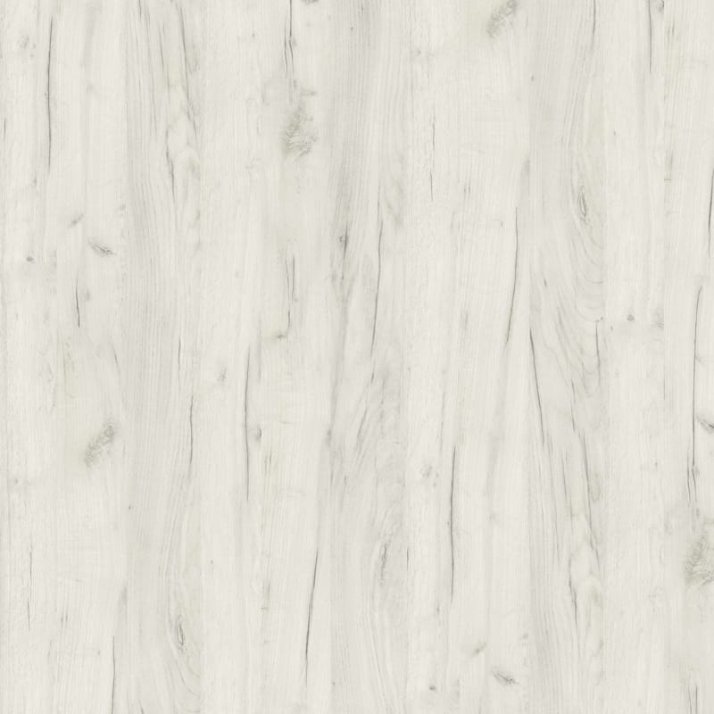 Kronodesign Panneau mélaminé K001 PW Chêne artisanal blanc Bois pur 2800 x 2070 x 18 mm