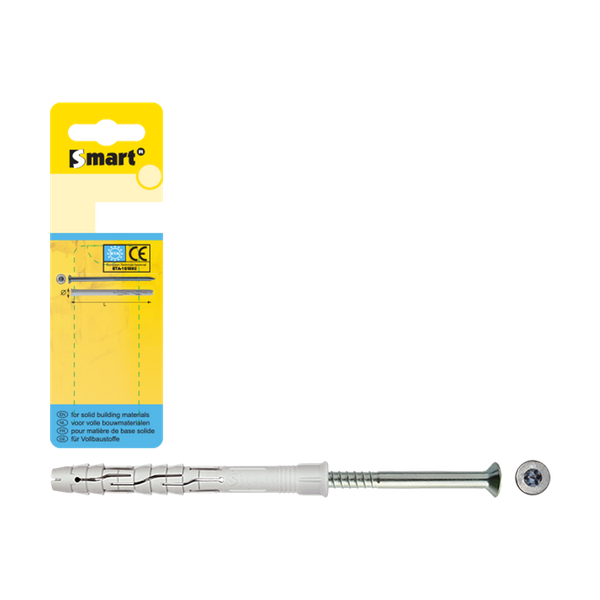 Cheville SMART pour chassis "RPT" TF + vis - 10 x 140 (blister 2 pces)