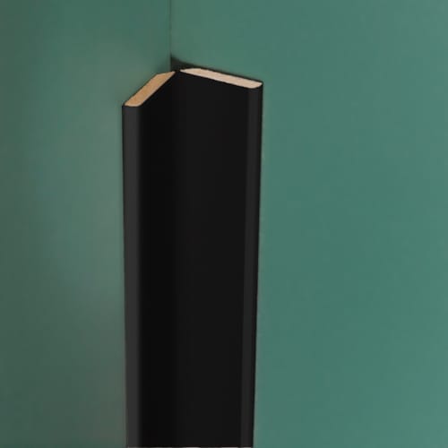 Moulure pliante avec bande adhésive Maestro Latt - Matte Black - 2x50mm 2m70 (2 pcs)