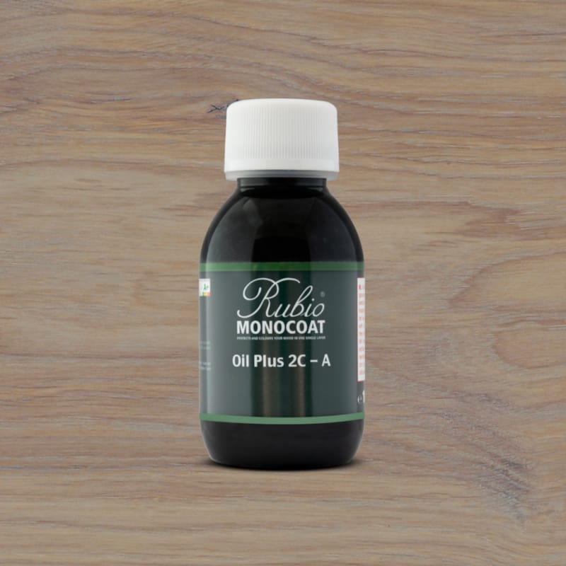 Huile Rubio Monocoat - oil + 2c - comp. A - 100 ml - Sky Grey