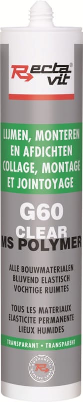 G60 pro clear - Mastic pro Transparent - 290 ml