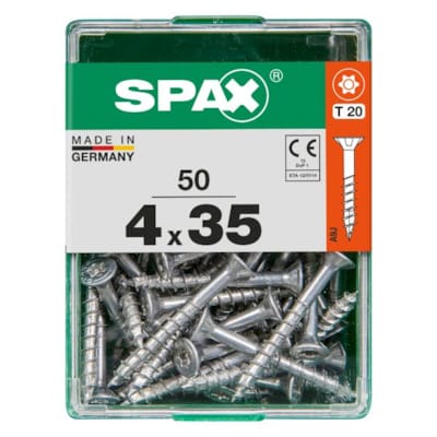 SPAX vis T-STAR+ WIROX - 4x35 M (boite 50 pces)
