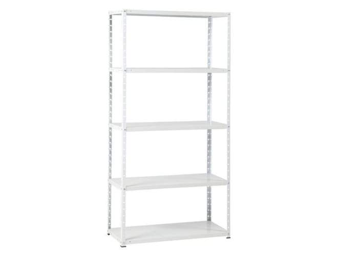 Etagère acier laqué blanc - 180x90x40 cm