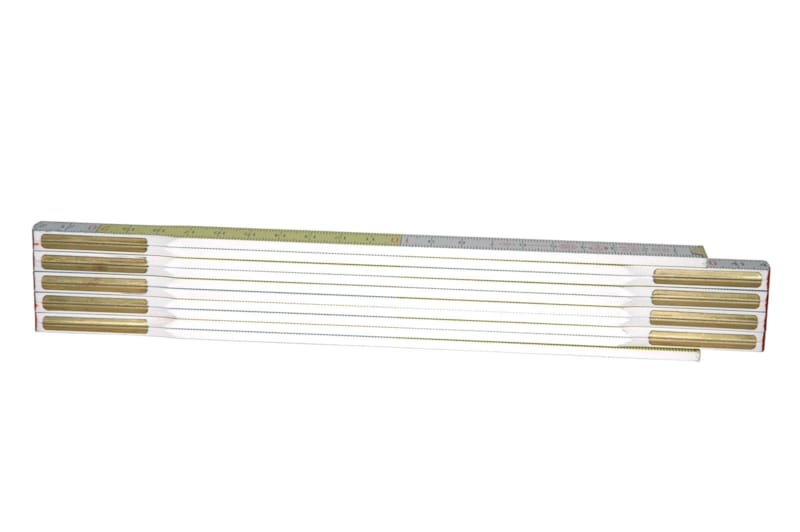Mètre Pliant 2m - 15mm Jaune/Blanc
