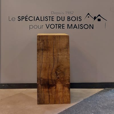 Plot en chêne déco - 250 x 250 x 500 mm