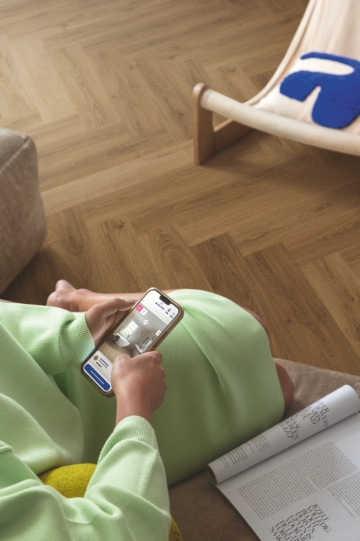 Quick-Step vinyle Ciro - chêne caramel ramageux 40364 - 630 x 126 x 6mm