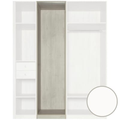 MOKI ESPACE meuble blanc 2200 x 550 x 570 mm