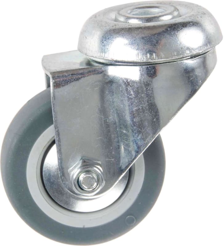 Roulette en Thermoplastique Rubber 50 mm à Œil