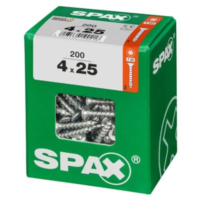 SPAX vis T-STAR+ WIROX - 4x25 L (boite 200 pces)