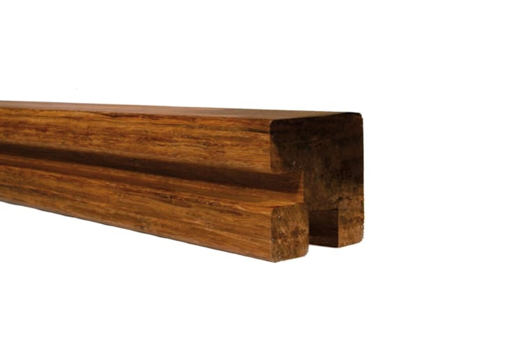 Bambou fencing poteau d angle 70 x 70 mm x 2.50 m