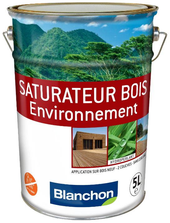 Blanchon Saturateur bois Environnement - 5 L - Bois exotique