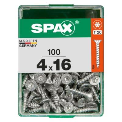 SPAX vis T-STAR+ WIROX - 4x16 M (boite 100 pces)