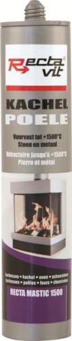 RM 1500 Poele - Mastic Noir - 310 ml