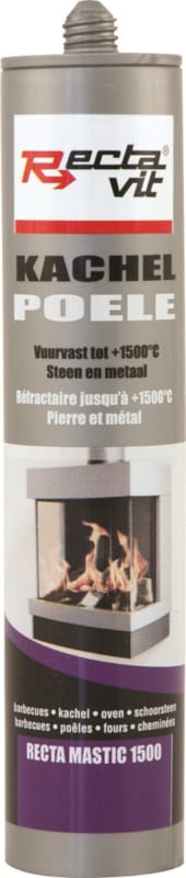 RM 1500 Poele - Mastic Noir - 310 ml