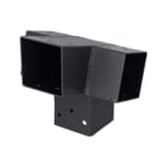 Suki connecteur 71 x 71 mm angle 105° 4D pour poteau bois 70 x 70 mm