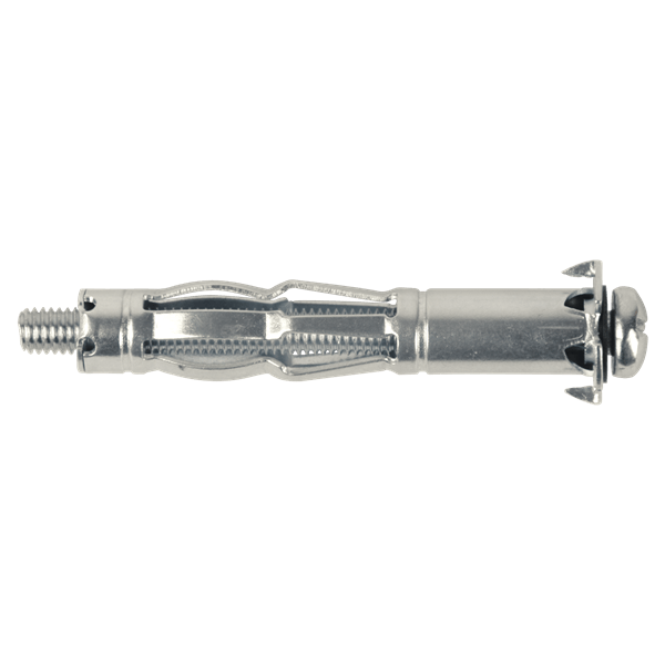 Cheville métallique corps creux+ vis TC M 6x37 - 4pcs