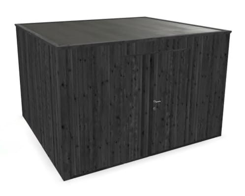 Chalet Cubo vertical noir - 3,18 x 3,63 m