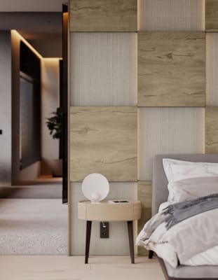 Panneau mélaminé K541 PN Greige Tessea - 2800 x 2070 x 8 mm