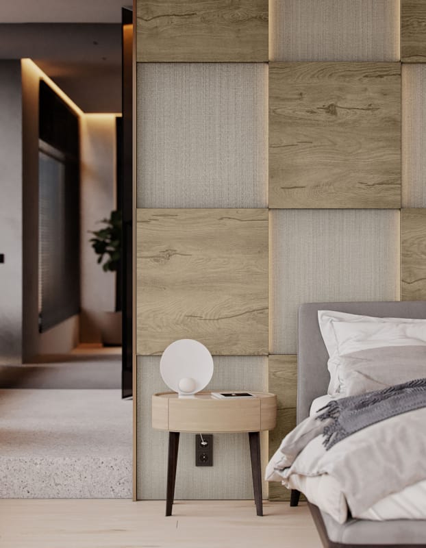 Panneau mélaminé K541 PN Greige Tessea - 2800 x 2070 x 8 mm