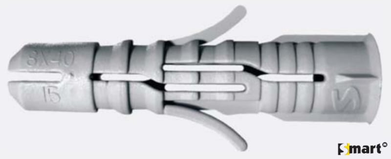 Cheville SMART multifonctionnelle nylon Ø12 x 60 (boite 25 pces)