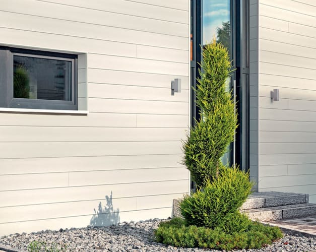 Dumaclin Bardage 185 mm Homogène Crème - Raccord Click Intégré