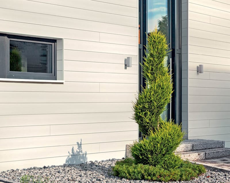 Dumaclin Bardage 185 mm Homogène Crème - Raccord Click Intégré