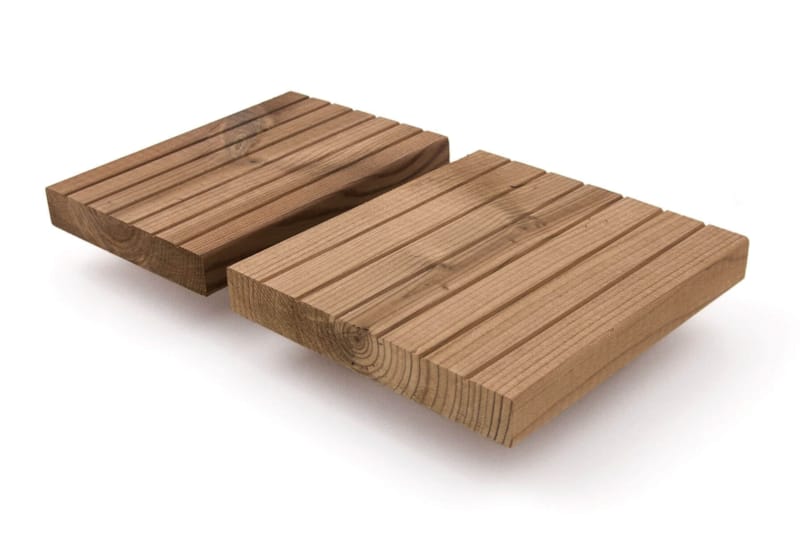 Planche de terrasse sapin Thermowood - 26 x 140 x 3000 mm