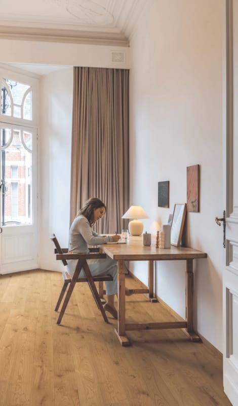 Quick-Step parquet Amato - Chêne lever de soleil extra mat 4003 - 13 x 145 x 1820 mm