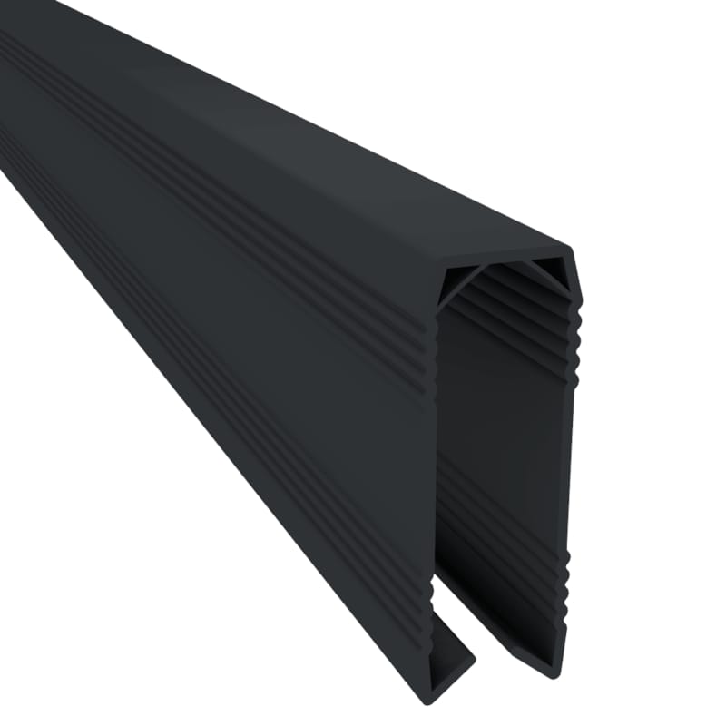 Duofuse Profilé Haut brun 49x18x2470 mm