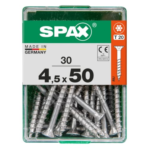 SPAX vis T-STAR+ WIROX - 4,5x50 M (boite 30 pces)