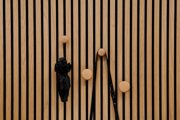 Ter Hürne SilentDesign LivingWall - Liv - Boutons en bois naturel