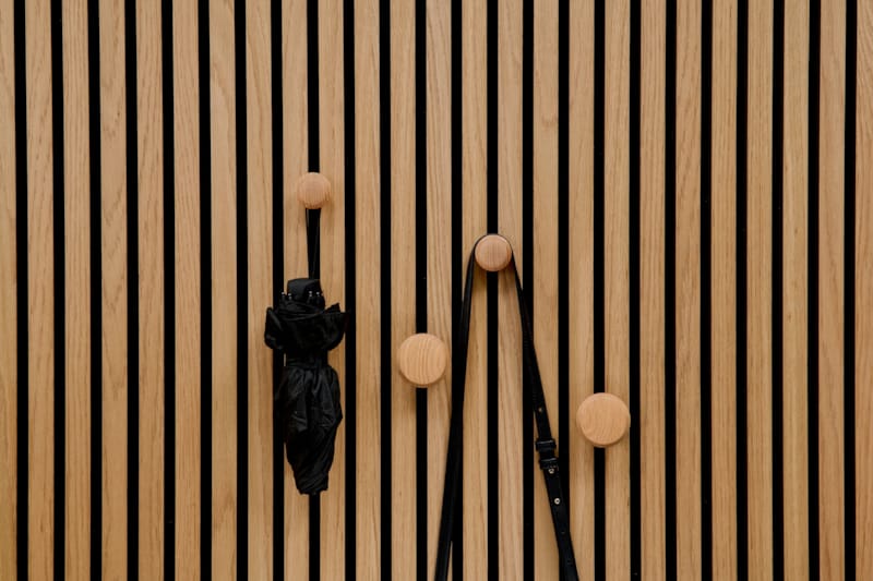 Ter Hürne SilentDesign LivingWall - Liv - Boutons en bois naturel