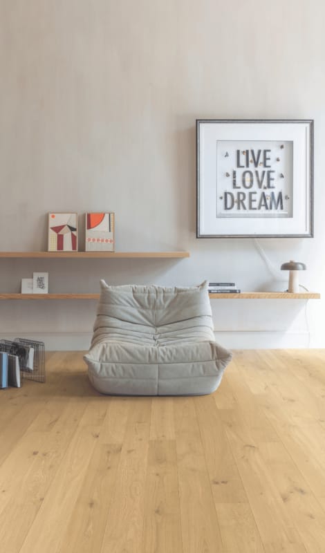 Quick-Step parquet Amato - Chêne pur extra mat 3100 - 13 x 145 x 1820 mm