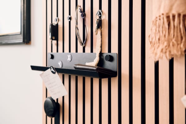 Ter Hürne SilentDesign LivingWall - Dolf - Bouton en plastique noir