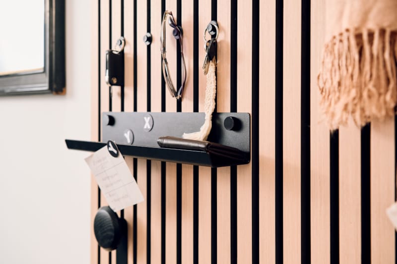 Ter Hürne SilentDesign LivingWall - Dolf - Bouton en plastique noir