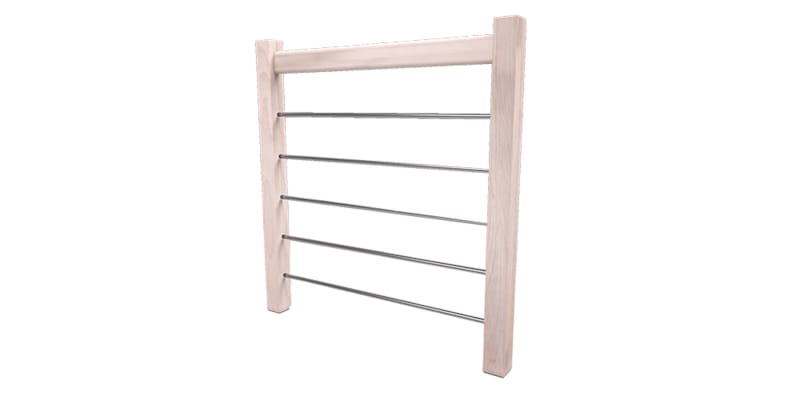 Trendy Eco Hêtre garde-corps Alu - 100 cm